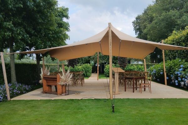 Stretchtent opbouw