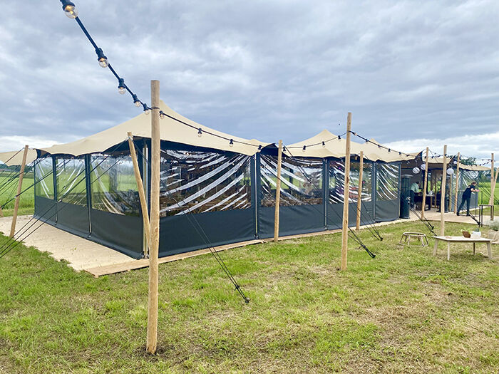 Stretchtent bruiloft