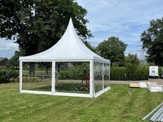 Pagode tent wit