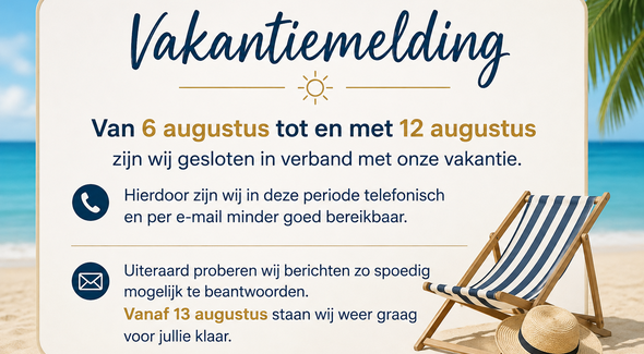 vakantie 2026